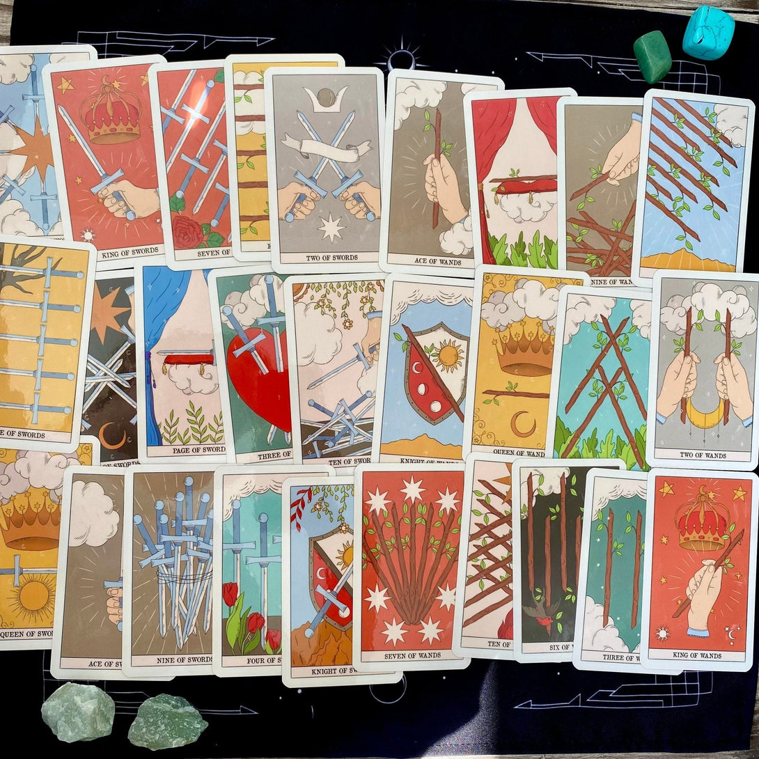 Moon Magic Tarot Deck - Dark Forest Tarot Cards