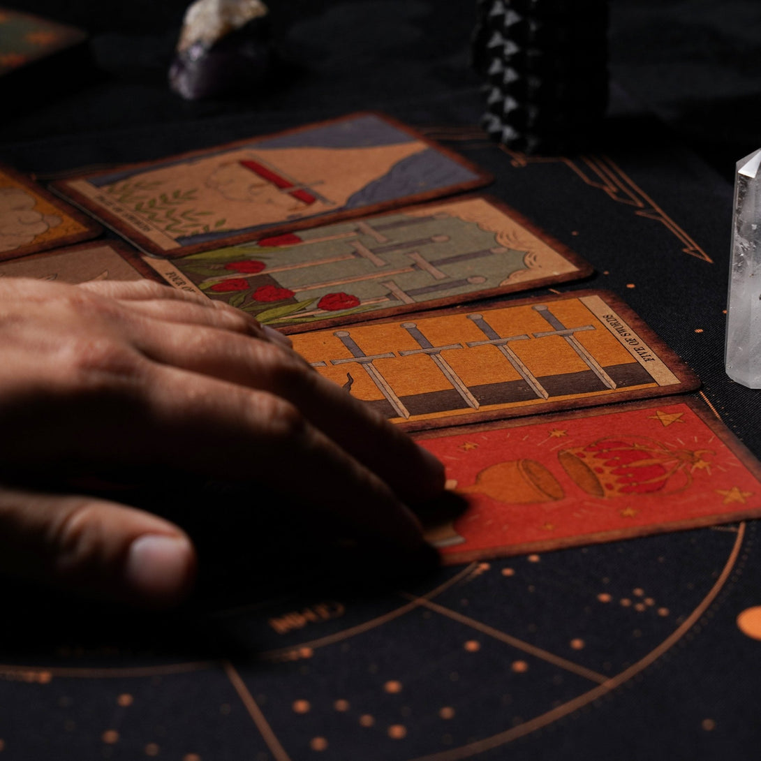 Moon Magic Vintage Tarot Deck - Dark Forest Tarot Cards
