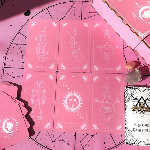 Pink Moon Tarot Deck - Dark Forest Tarot Cards