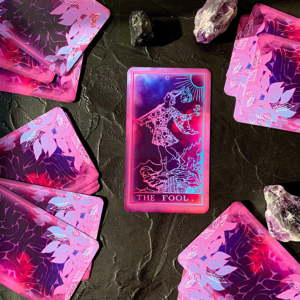 Tarot Deck Neon Light,Plastic lamination - Dark Forest Tarot Cards