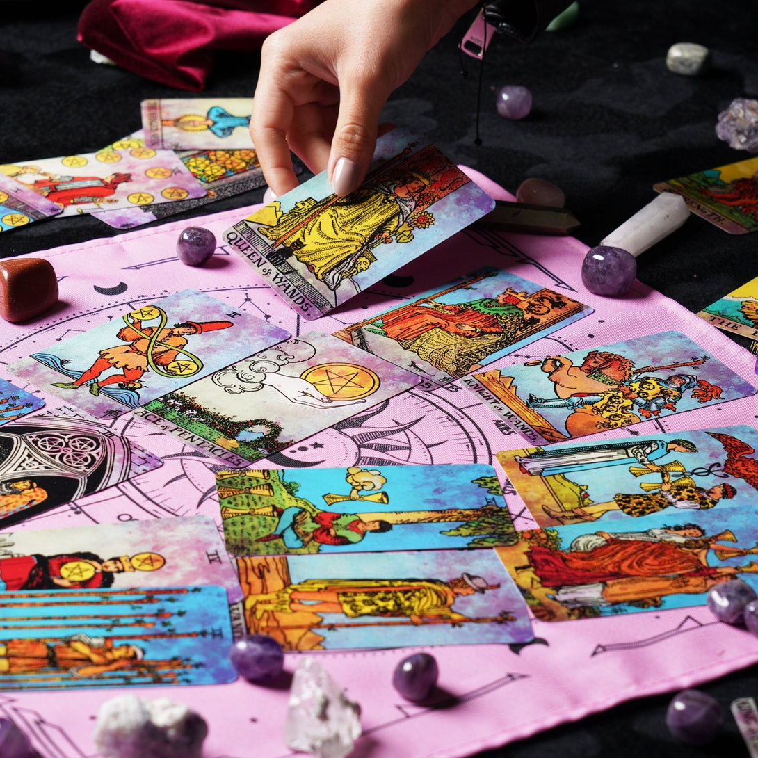 Watercolor Borderless Tarot Deck - Dark Forest Tarot Cards